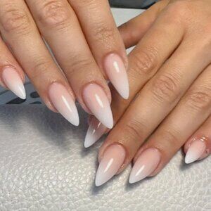 Beautiful press-on or glue-on nails.